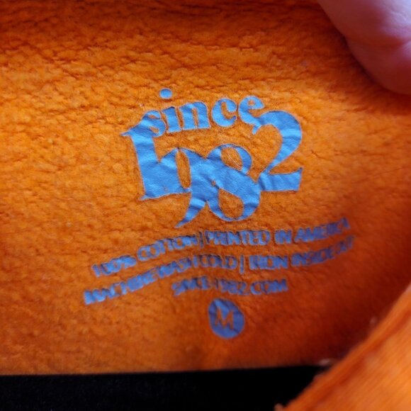 SINCE 1982 mens medium orange bone spellout cotton Independent trading company - Picture 5 of 10